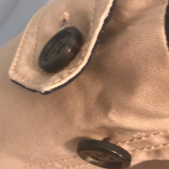 J Crew Petite striped trench coat P00 - Picture 4 of 9